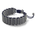 Liens Éléphant de Sumatra | Bracelet Kismet de luxe | Bleu x Argent